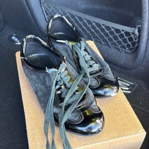 Cole Haan Black Patent Leather Sneakers